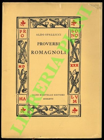 Proverbi romagnoli. - Aldo Spallicci - copertina