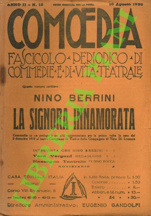 signora innamorata - Nino Berrini - copertina
