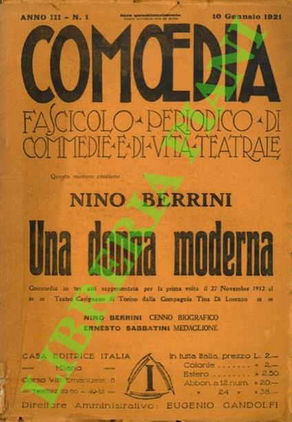 Una donna moderna - Nino Berrini - copertina