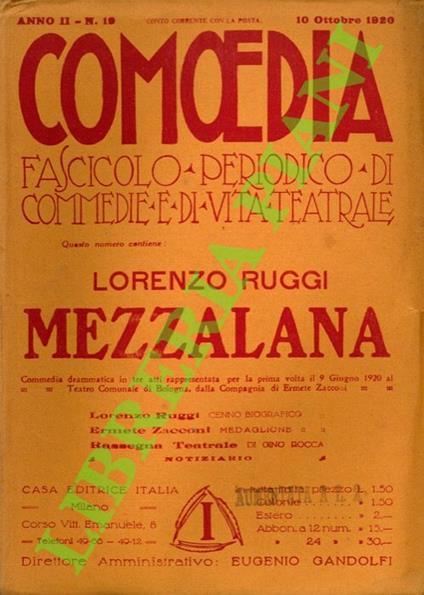 Mezzalana - Lorenzo Ruggi - copertina