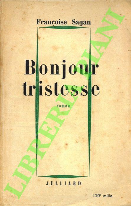Bonjour tristesse - Françoise Sagan - copertina