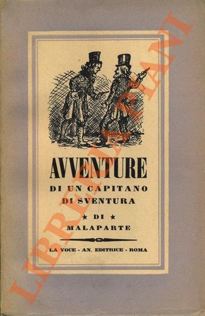 Avventure di un capitano di sventura - Curzio Malaparte - copertina