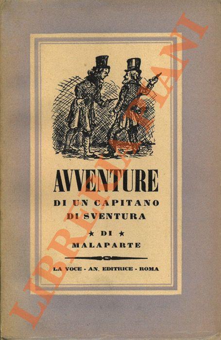 Avventure di un capitano di sventura - Curzio Malaparte - copertina
