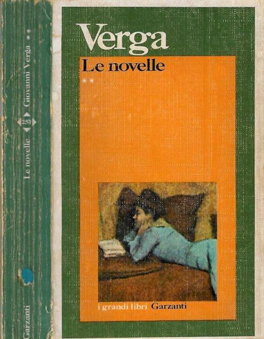 Le novelle - Giovanni Verga - copertina
