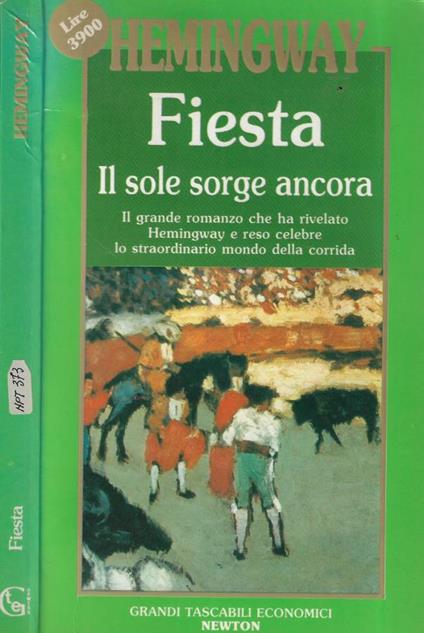 Fiesta - Ernest Hemingway - copertina