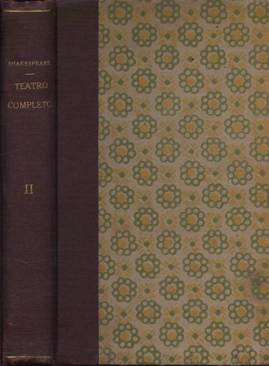 Teatro completo Vol. II - William Shakespeare - copertina
