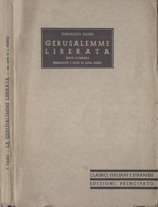Gerusalemme liberata - Torquato Tasso - copertina
