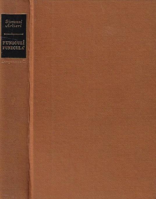 Funiculì Funiculà - Giovanni Artieri - copertina