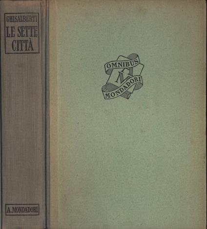 Le sette città - Mario Ghisalberti - copertina
