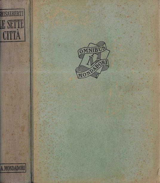 Le sette città - Mario Ghisalberti - copertina