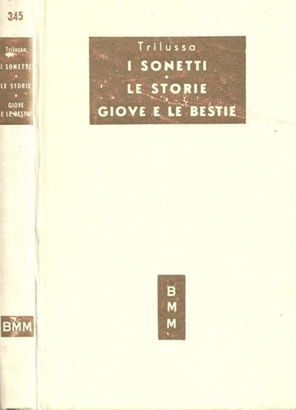 I sonetti - Le storie - Giove e le bestie - Trilussa - copertina