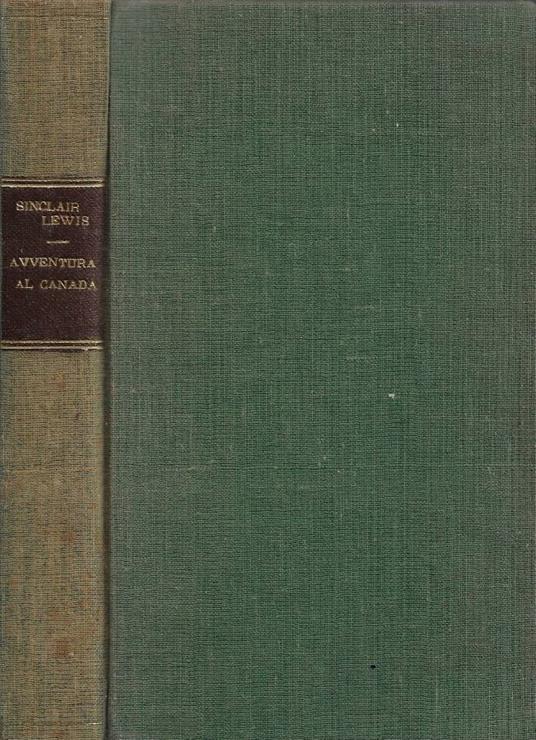 Avventura al Canadà - Sinclair Lewis - copertina