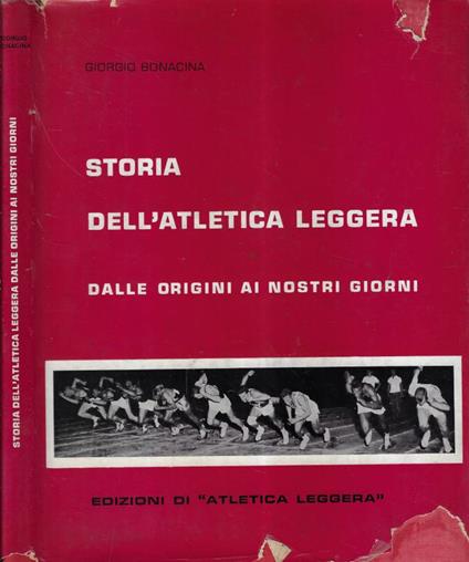 Storia dell'atletica leggera - Giorgio Bonacina - copertina
