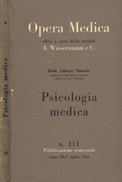 Psicologia medica - copertina