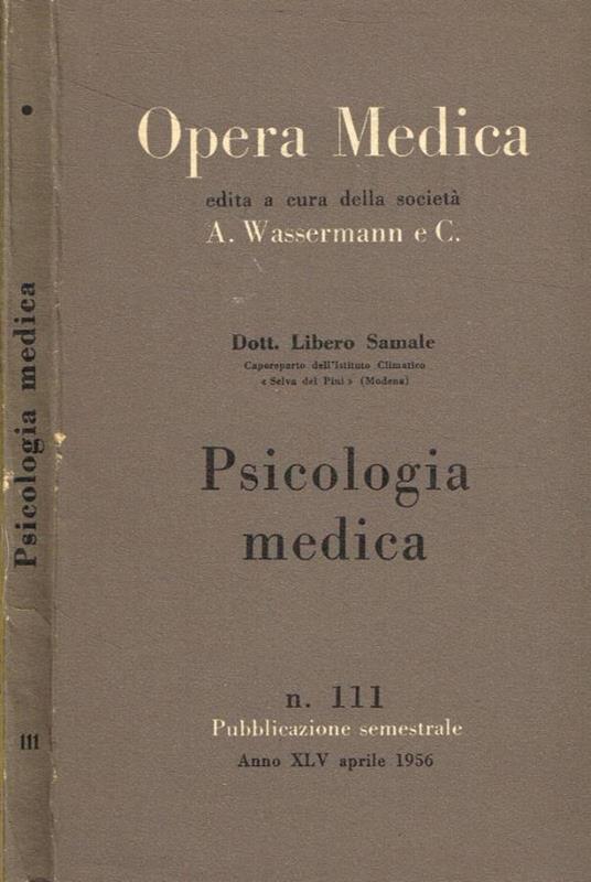 Psicologia medica - copertina