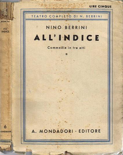 All'indice - Nino Berrini - copertina