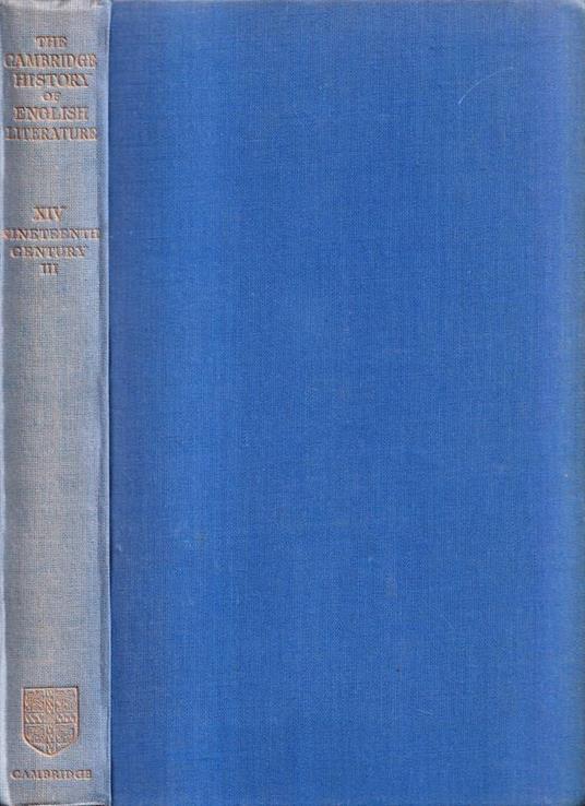The Cambridge history of english literature, volume XI e XIV - copertina