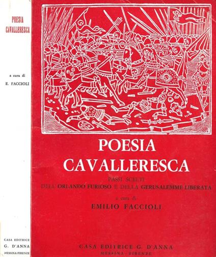 Poesia cavalleresca. Passi scelti dell'Orlando Furioso e della Gerusalemme Liberata - copertina