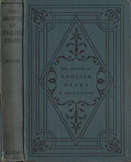 The growth of english drama - copertina