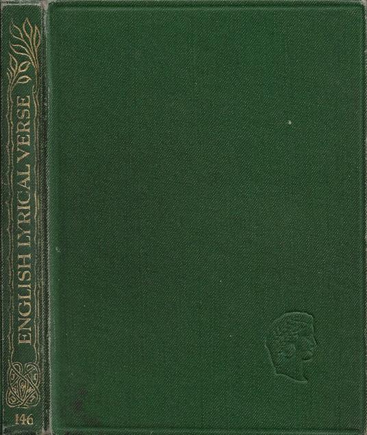 English Lyrical Verse - copertina