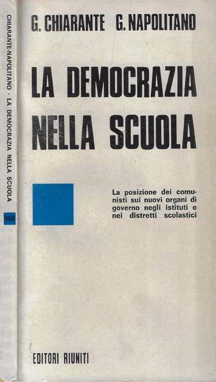La democrazia nella scuola - copertina