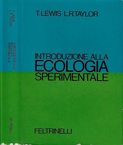 Introduzione alla ecologia sperimentale - copertina