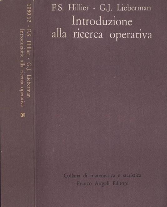 Introduzione alla ricerca operativa - copertina