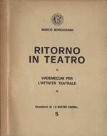 Ritorno in teatro