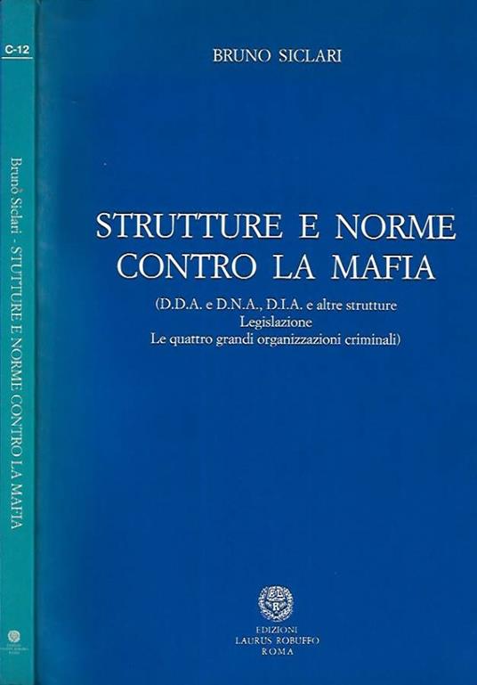 Strutture e norme contro la mafia - copertina