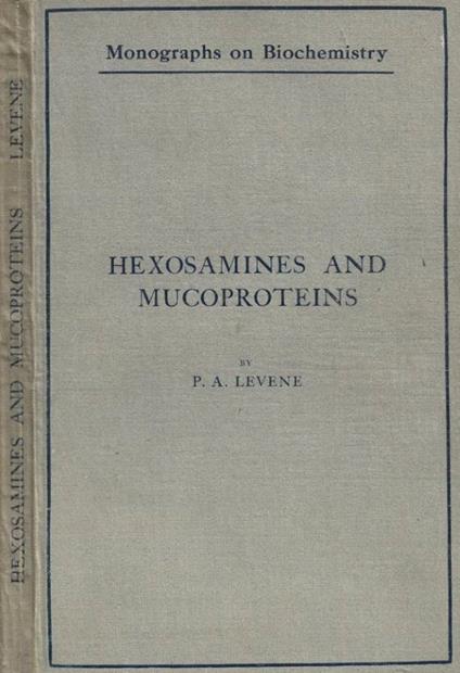 Hexosamines and Mucoproteins - copertina