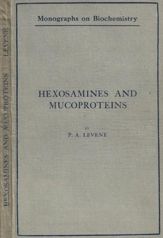 Hexosamines and Mucoproteins - copertina