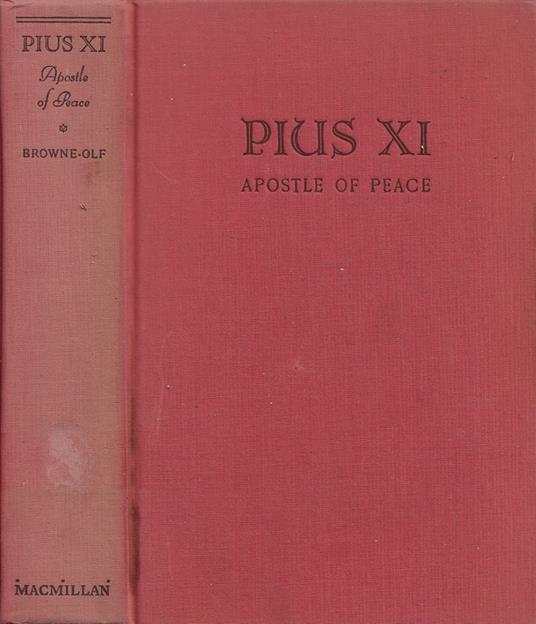 Pius XI - copertina