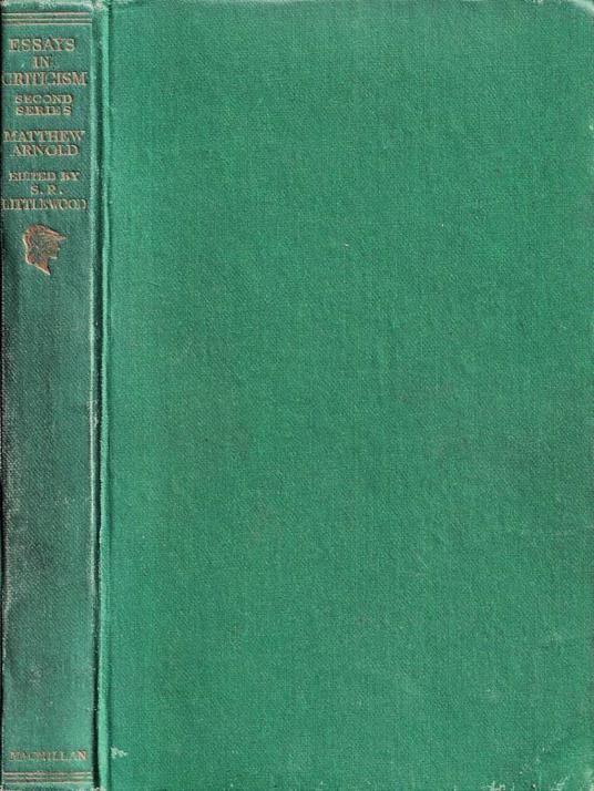 Essays in criticism - Matthew Arnold - copertina