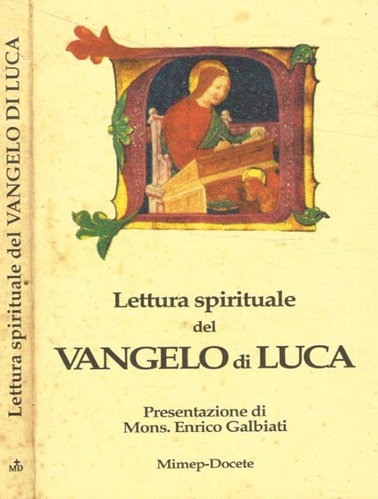 Lettura spirituale del vangelo di Luca - copertina