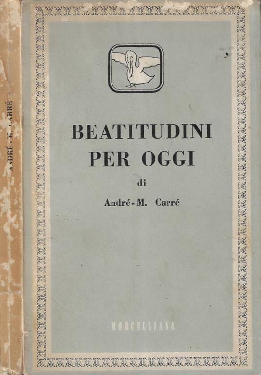 Beatitudini per oggi - copertina