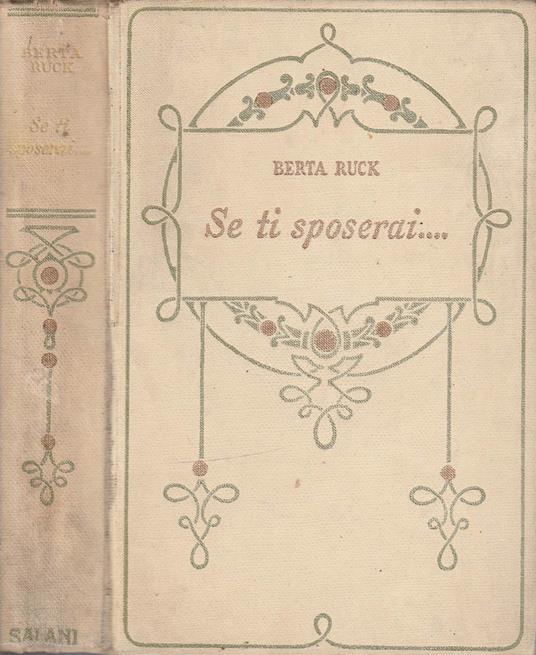 Se ti sposerai… - Berta Ruck - copertina