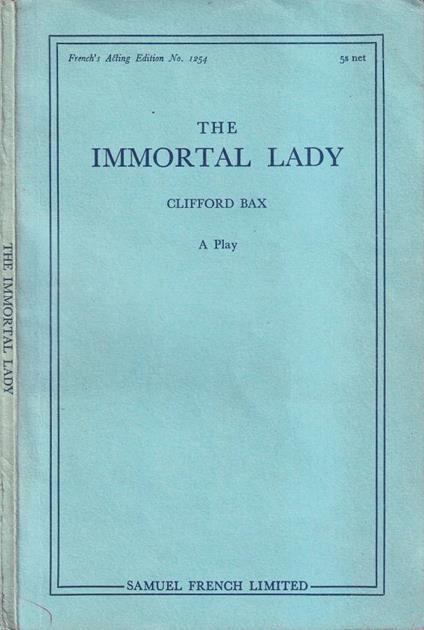 The immortal lady - copertina