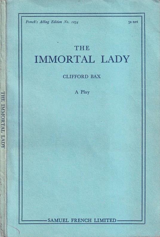 The immortal lady - copertina