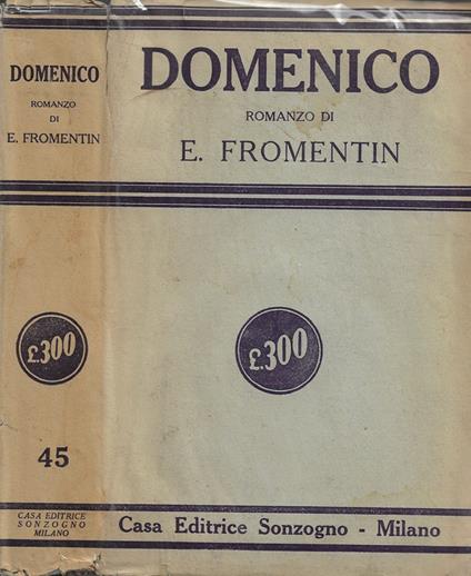 Domenico - Eugéne Fromentin - copertina