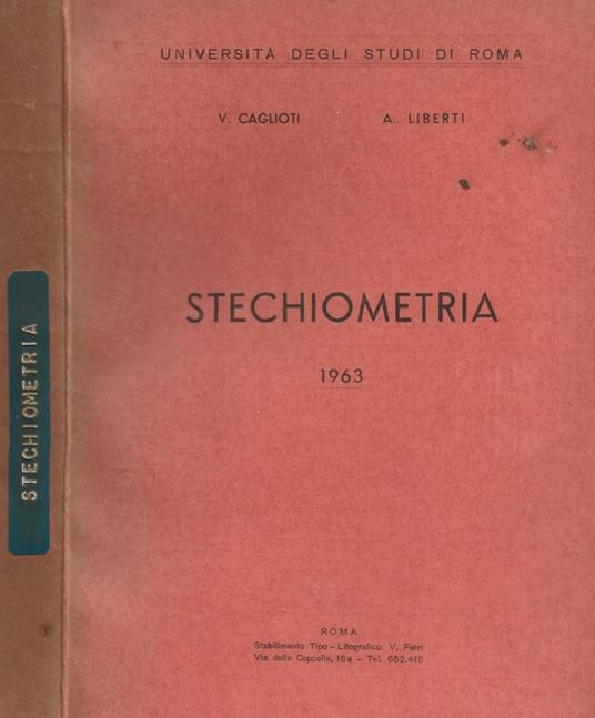 Stechiometria - copertina