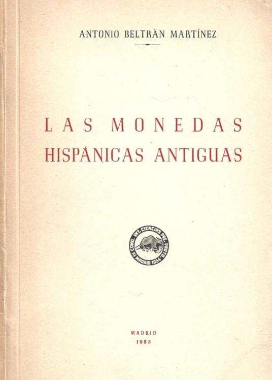 Las monedas hispanicas antiguas - copertina