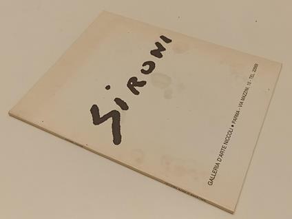 Sironi Galleria D'Arte Niccoli - Pica - Grafiche Step - Agnoldomenico Pica - copertina