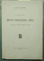 Lezioni di diritto processuale civile