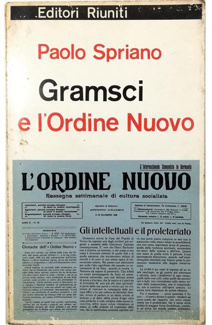 Gramsci e «L'Ordine Nuovo» - Paolo Spriano - copertina