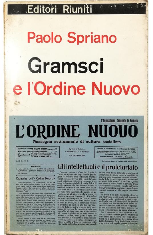 Gramsci e «L'Ordine Nuovo» - Paolo Spriano - copertina
