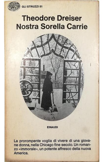 Nostra Sorella Carrie - copertina