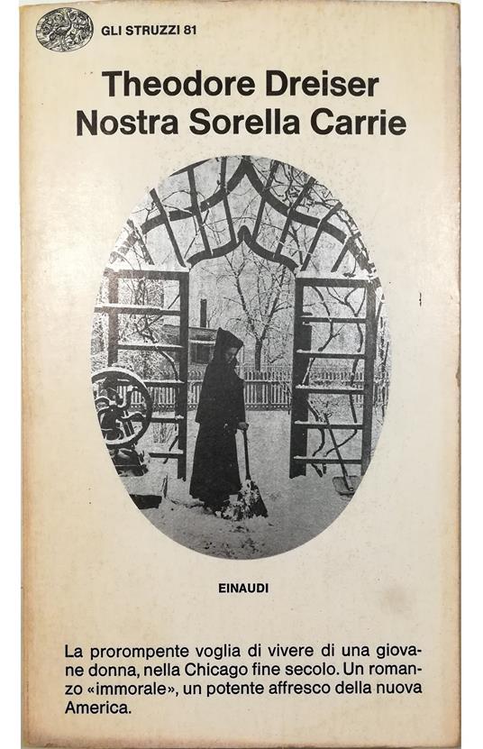 Nostra Sorella Carrie - copertina