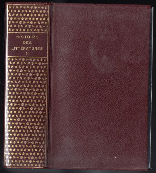 Histoire des litteratures II Litteratures Occidentales Volume publie sous la direction de Raymond Queneau - copertina