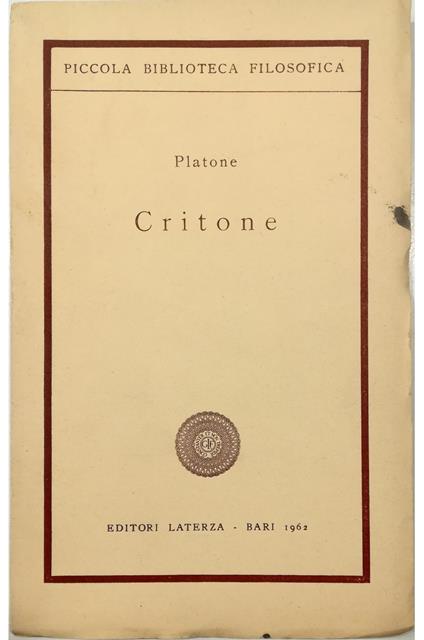 Critone - copertina