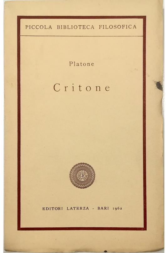 Critone - copertina